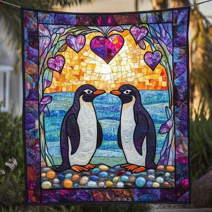 Penguins Love WT1701006CL Quilt