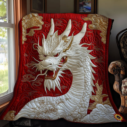 Royal White Dragon WY0512011CL Quilt