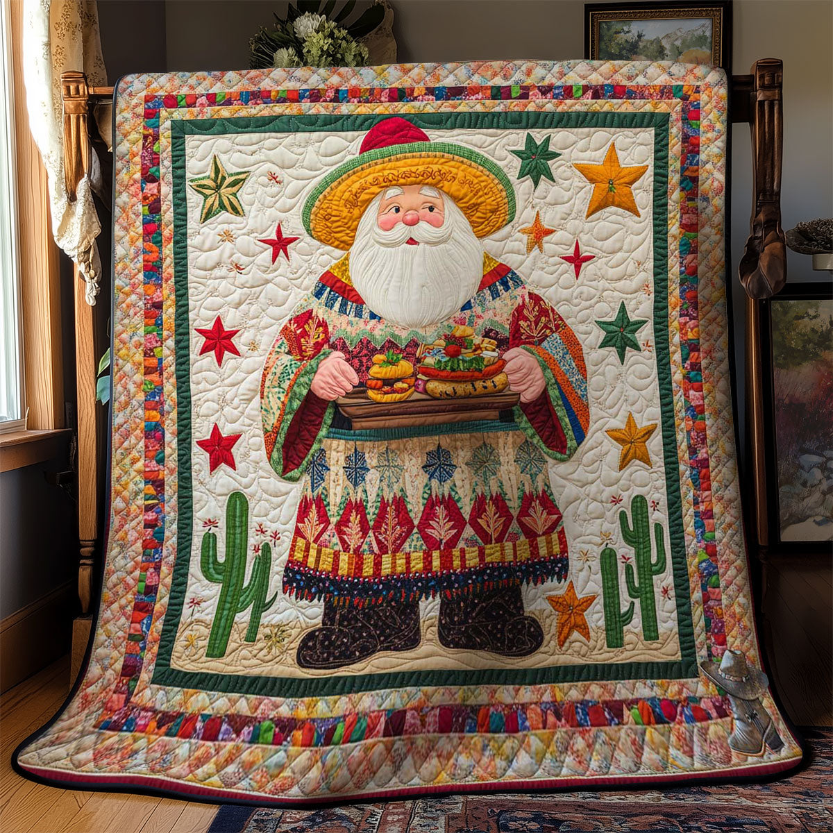 Mexican Santa WN2311005CL Quilt