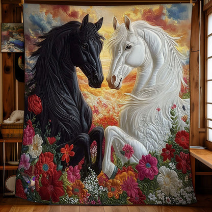 Couple Horse WY0912017CL Quilt