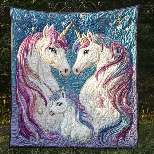 Unicorn Family WT1010031CL Quilt