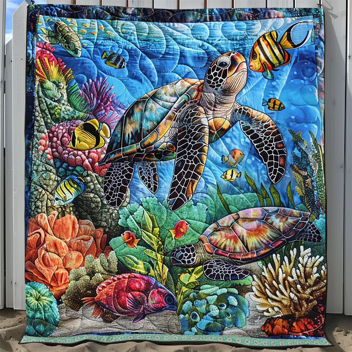 Sea Turtle WJ1109016CL Quilt