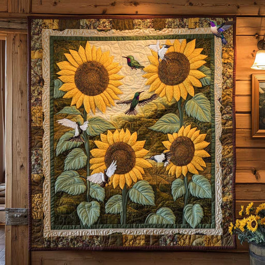 Hummingbird In Bloom WN0711061CL Quilt