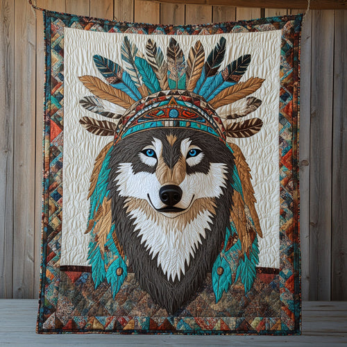 Wolf Native American WT0810010CL Quilt