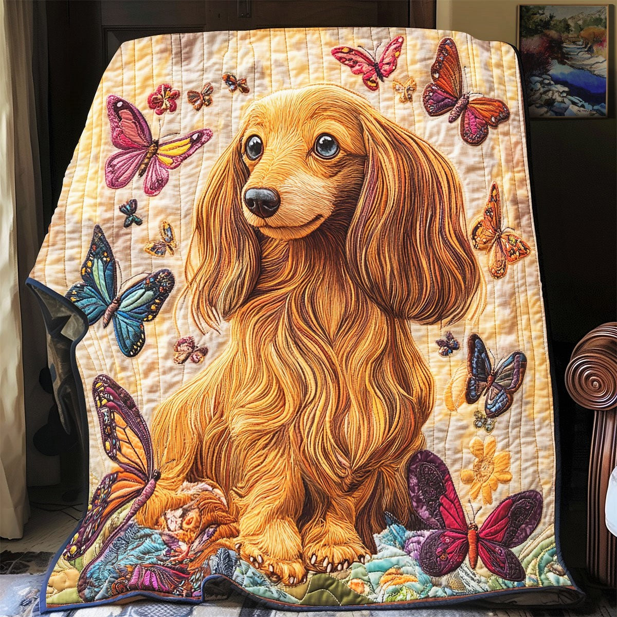 Charming Dachshund XB0703038CL Quilt