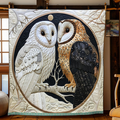 Contrast Owl Couple WP0609010CL Quilt