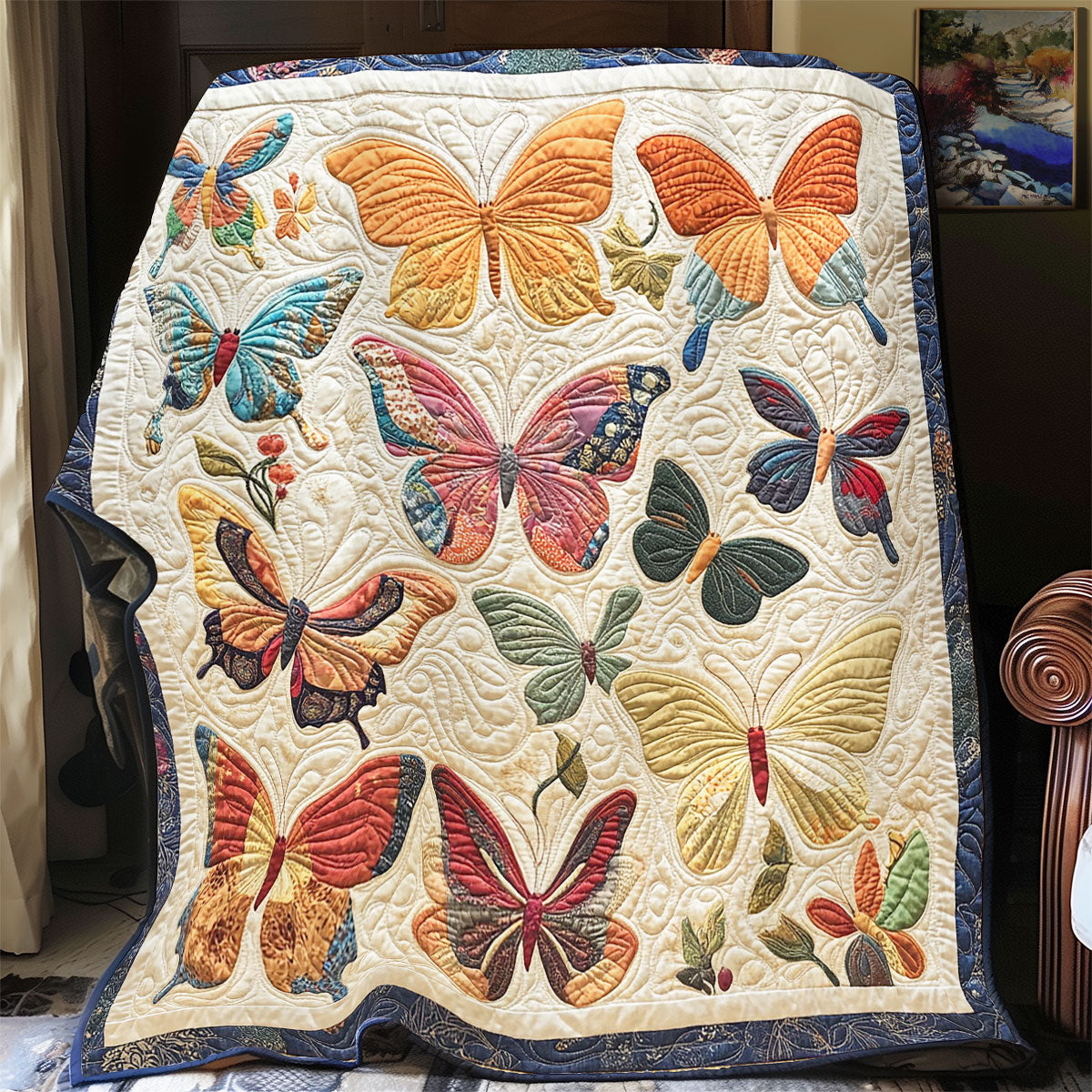 Colorful Butterfly WY1502032CL Quilt