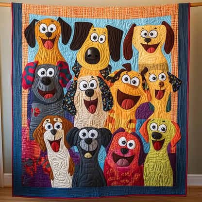 Colorful Dog WG1501019CL Quilt
