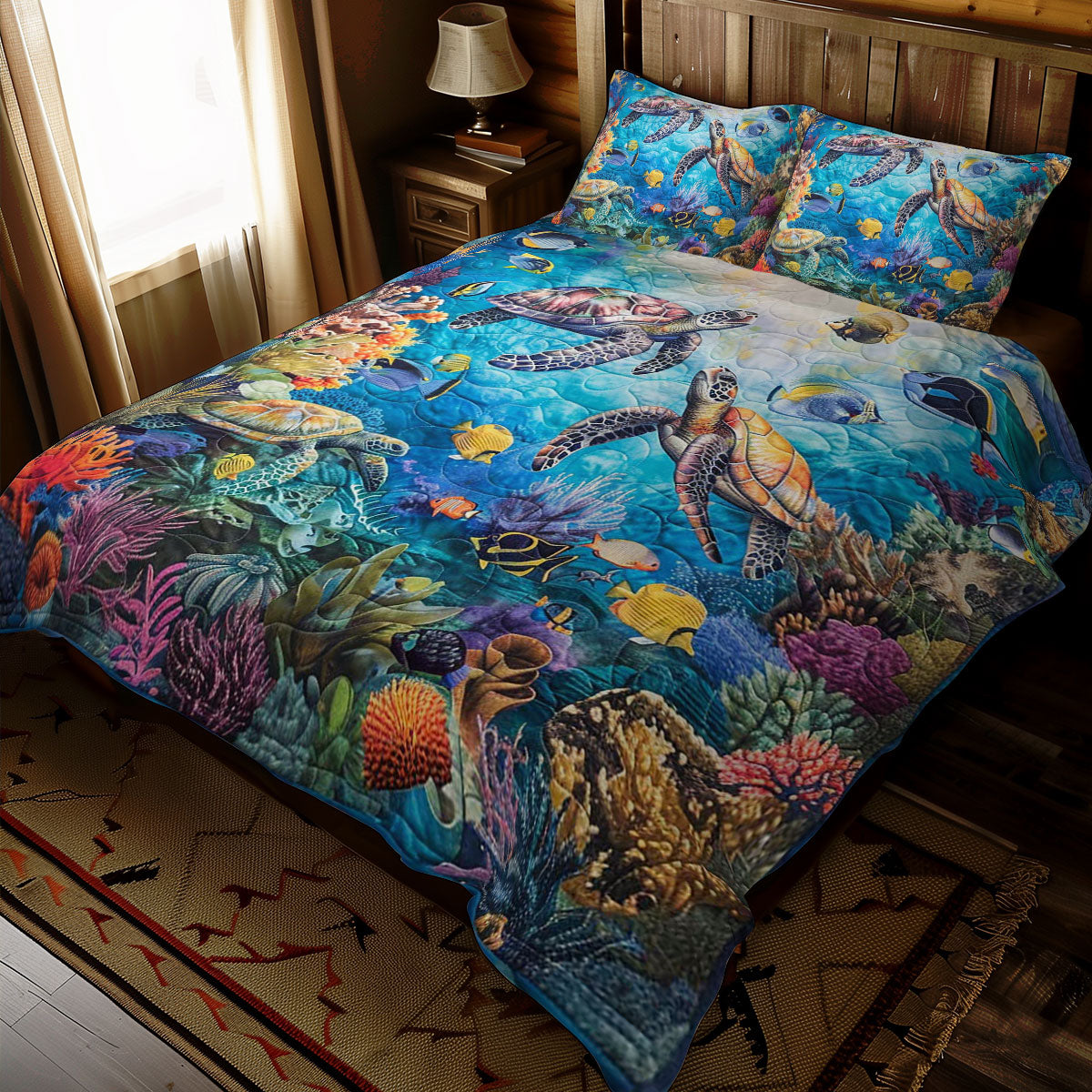 Sea Turtle WJ1309035CL Duvet Cover Set