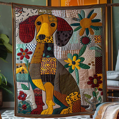 Modern Dachshund WN1510020CL Quilt