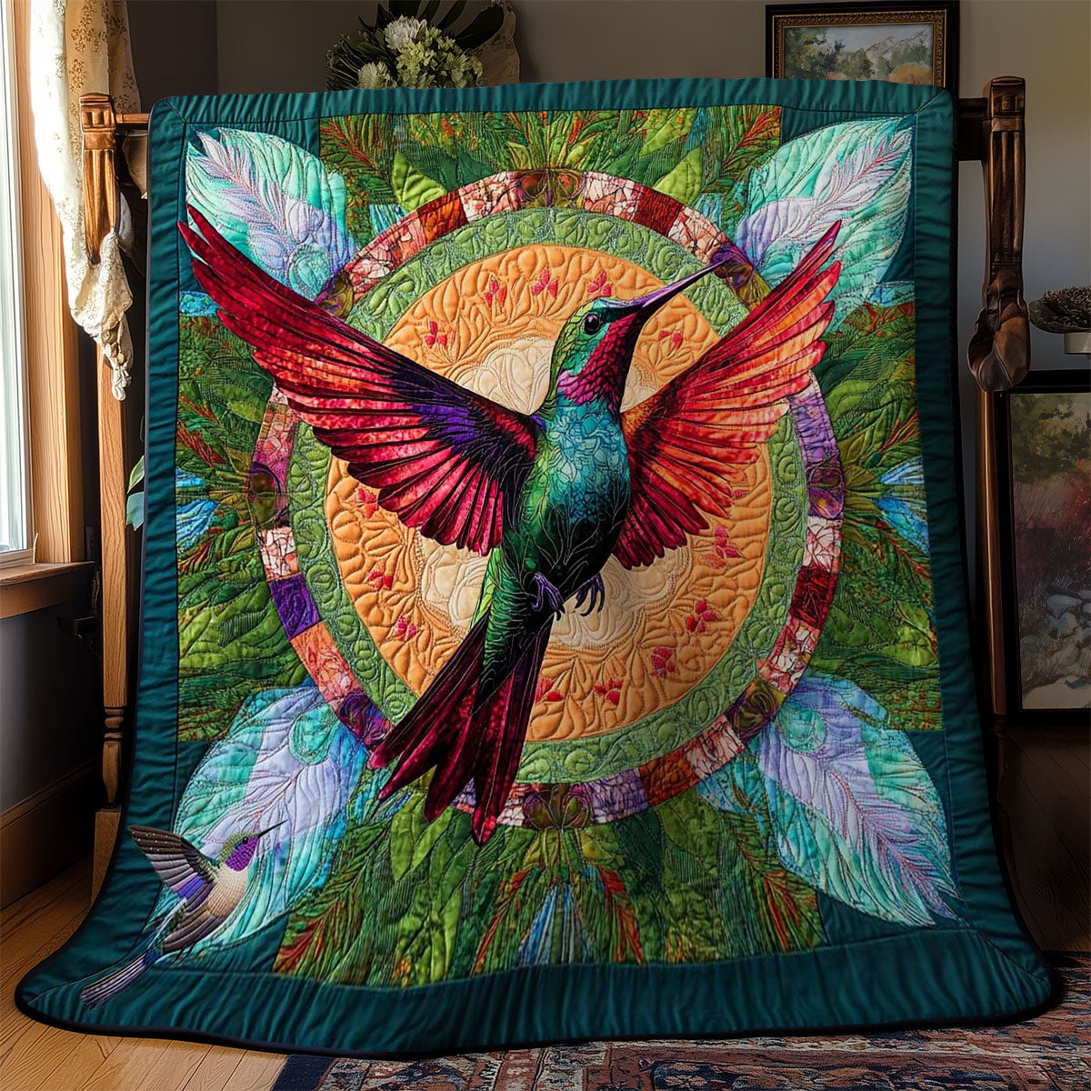 Hummingbird Feather WN1010006CL Quilt