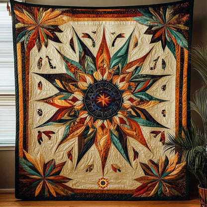 Sun Symbol Native American WP1812025CL Quilt