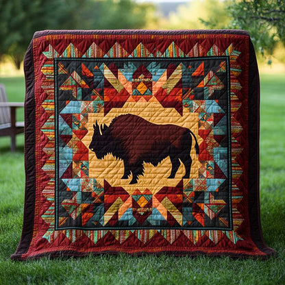 Native American Bison WJ0310009CL Quilt