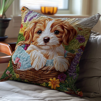 Cute Dog WY0412076CL Quilt Pillow Case