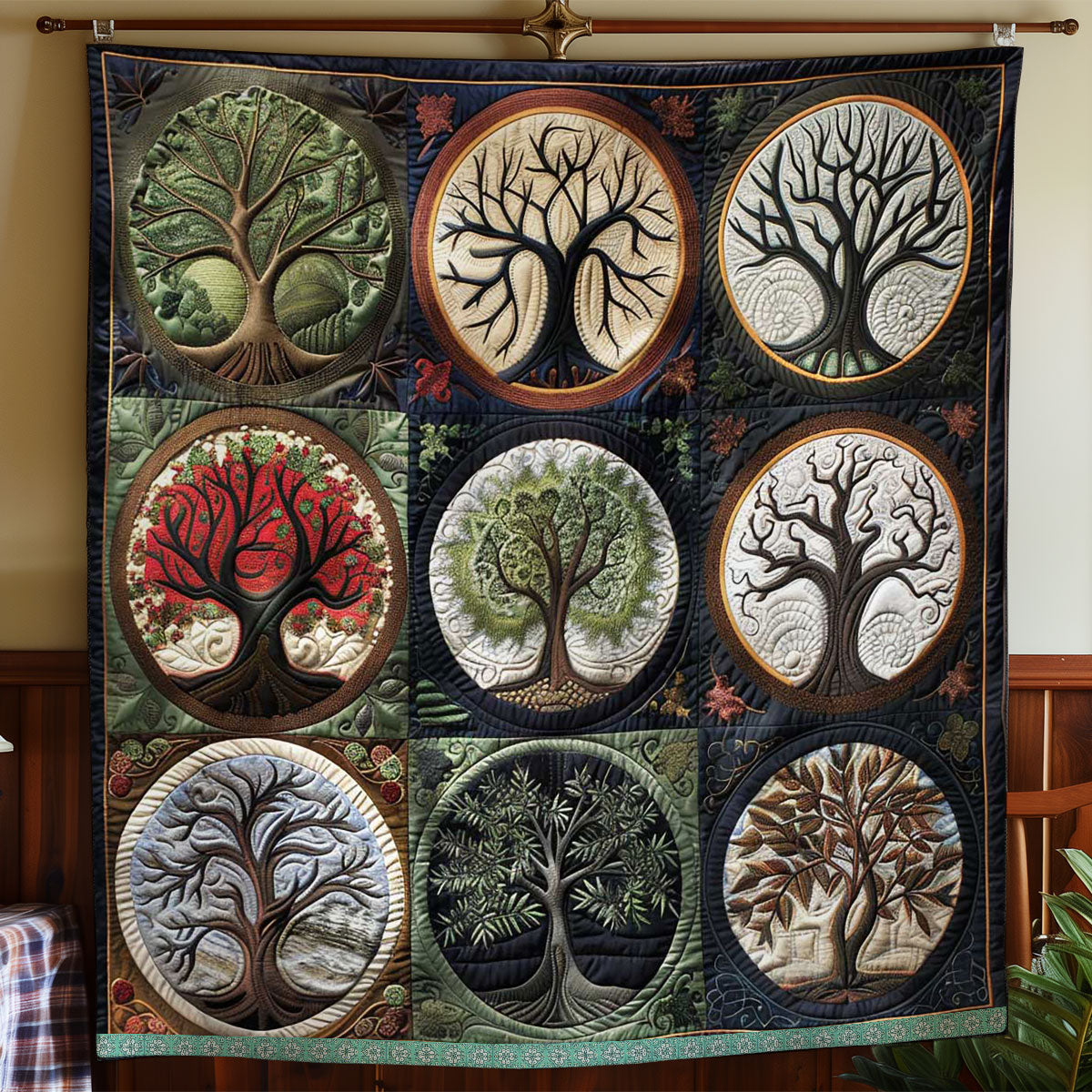 Tree Of Life Eternal Balance WN1209059CL Quilt