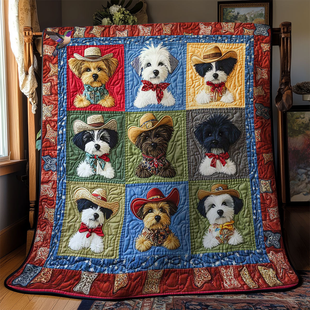 Lone Star Schnauzer WN2312014CL Quilt