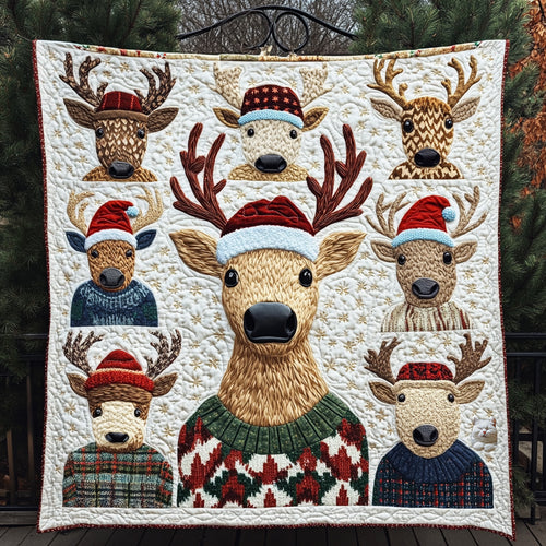 Reindeer  WU0710019CL Quilt