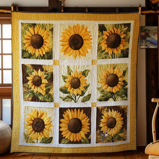 Sunflower WY1811028CL Quilt
