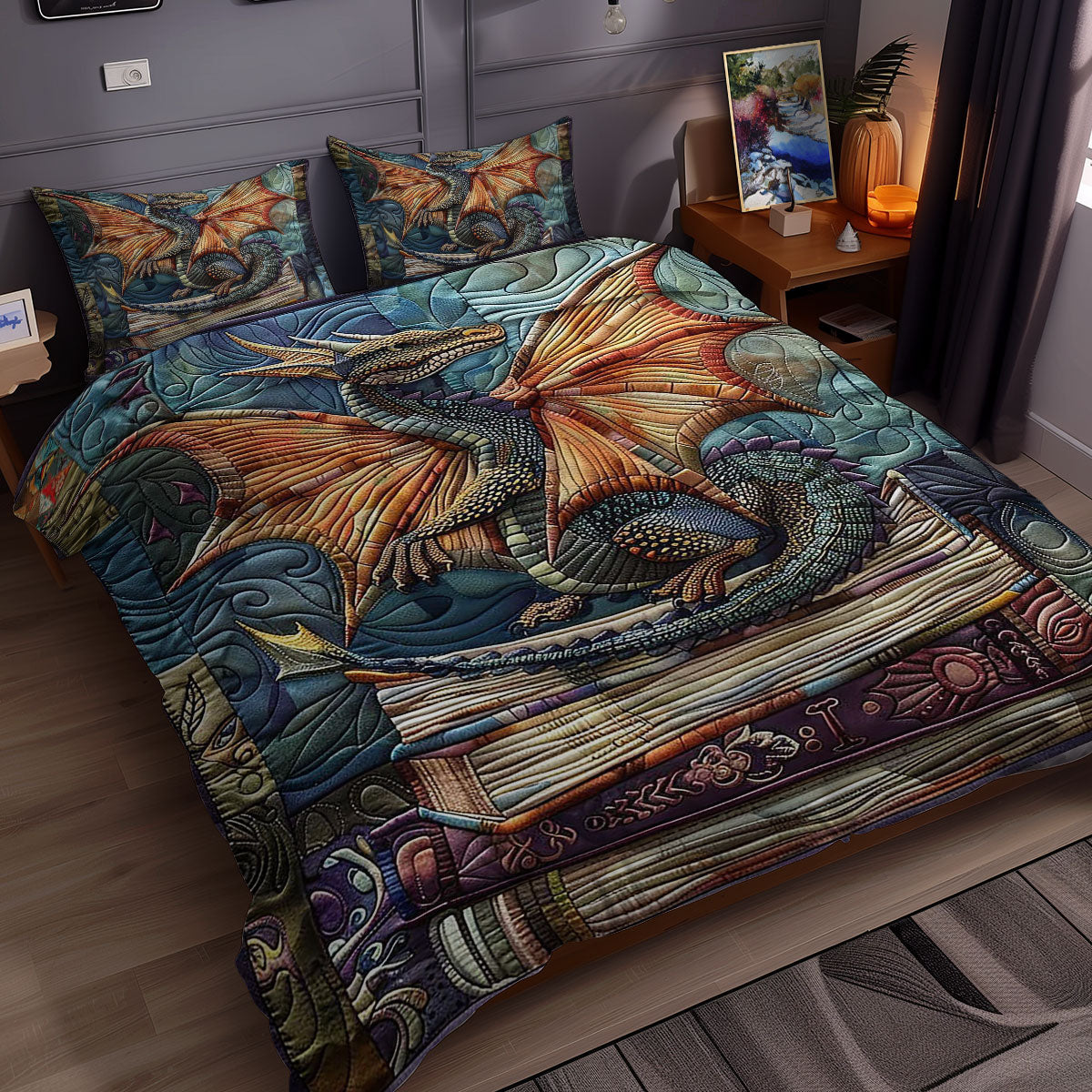 Dragon Defender WN0310097CL Duvet Cover Set