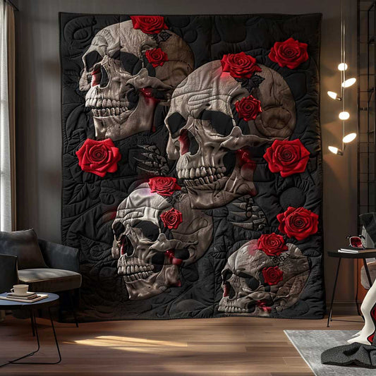 Eternal Skulls And Roses WN2510002CL Quilt