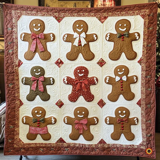 Christmas Gingerbread Man WY2810039CL Quilt