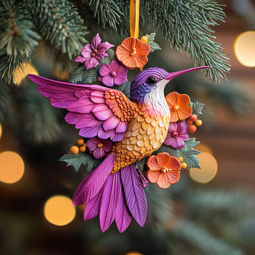 Wild Hummingbird WN1610108CL Christmas Ornament