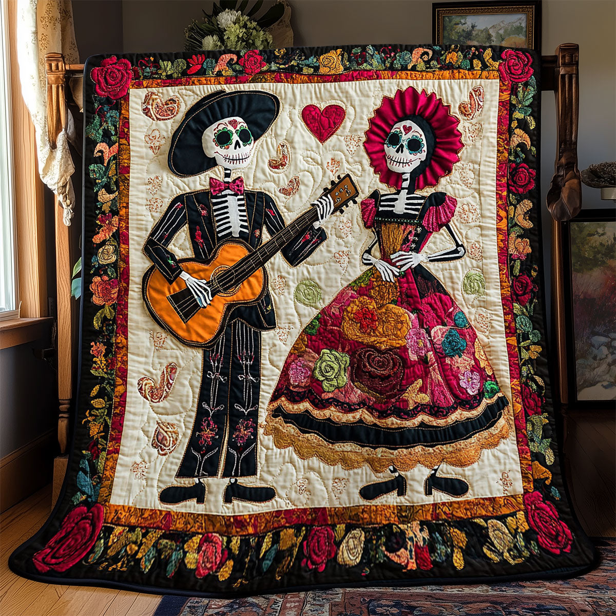 Roses And Remembrance WJ0801018CL Quilt