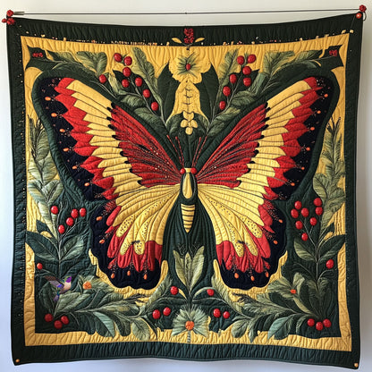 Holly Butterfly WY2810009CL Quilt