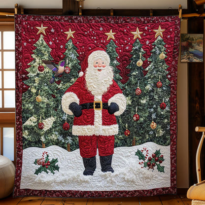 Santa’s Christmas Forest WN1212031CL Quilt