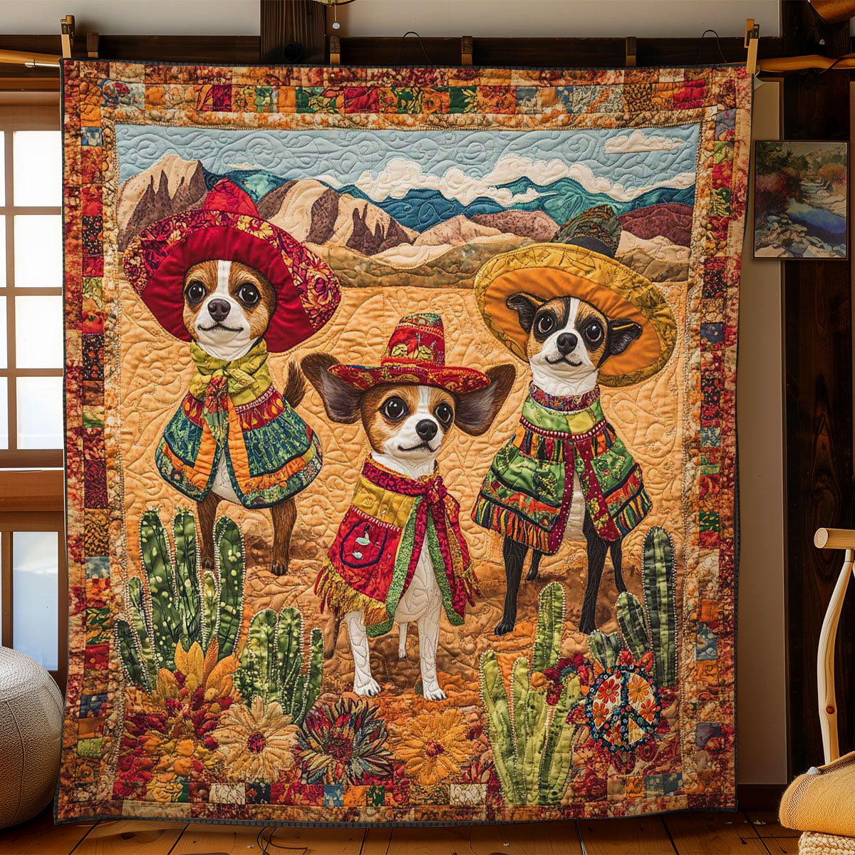 Fiesta Chihuahua WN0411018CL Quilt