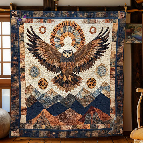 Owl Native American WN2711006CL Quilt