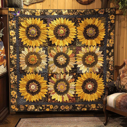 Radiant Sunflower WN0711093CL Quilt