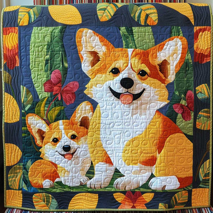 Cute Corgi WJ2309005CL Quilt