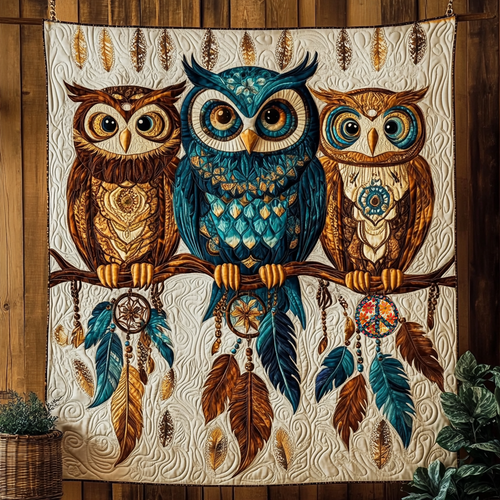 Dreamcatcher Owls WG1112017CL Quilt