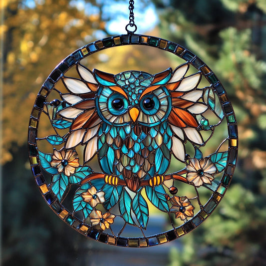 Blue Owl WT1403013CL Suncatcher