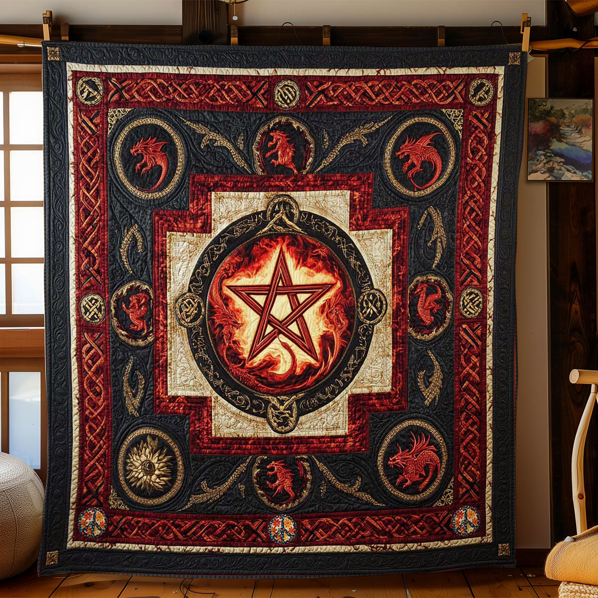 Celtic Flame Star WN1912051CL Quilt