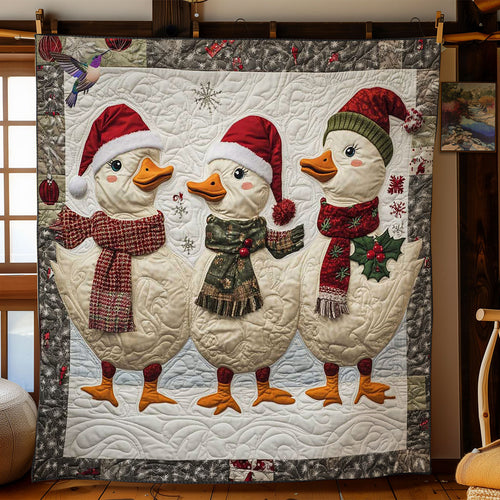 Cozy Festive Ducks WN1312023CL Quilt