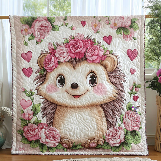 Hedgehog Flower WT1110017CL Quilt