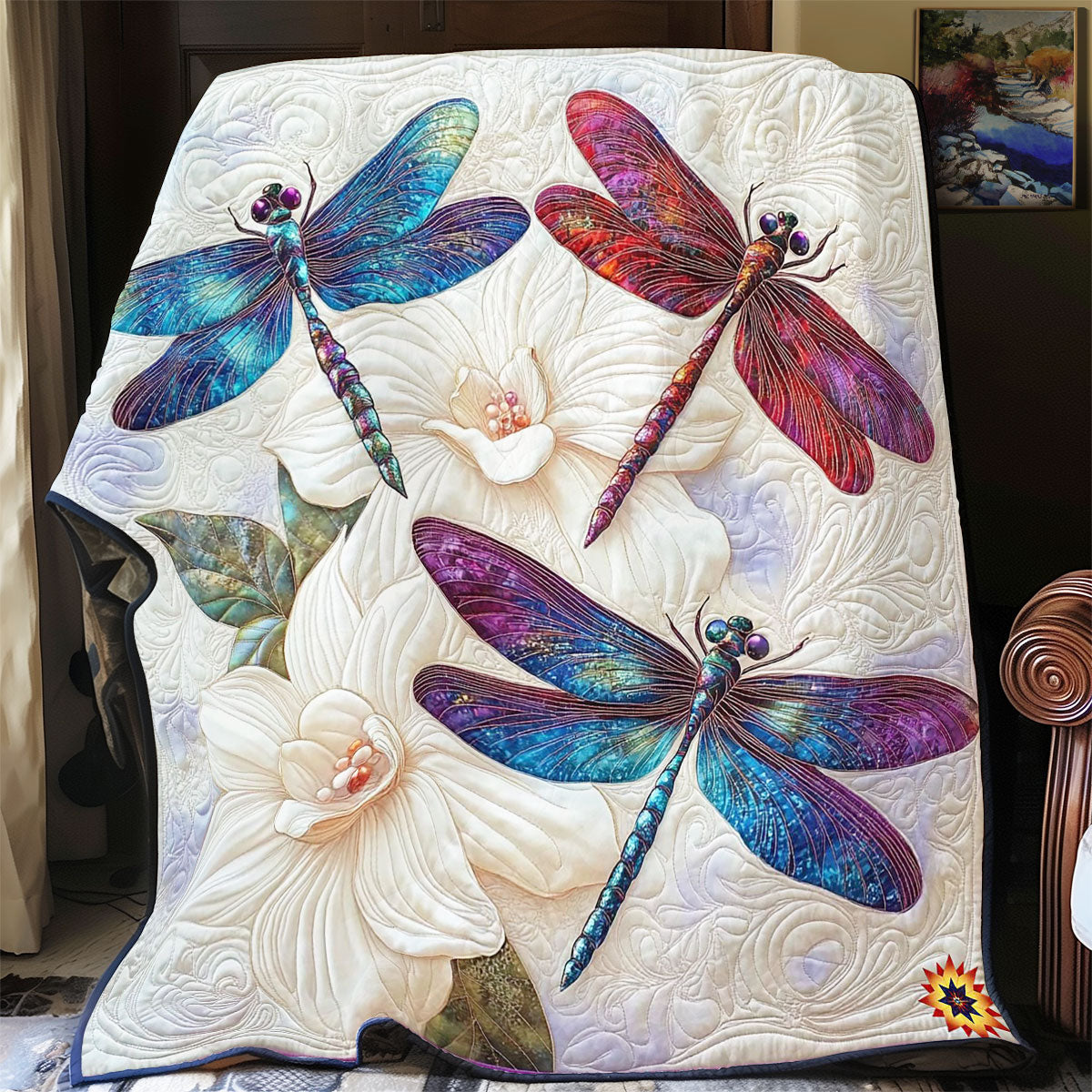 Three Dragonfly WY0912025CL Quilt