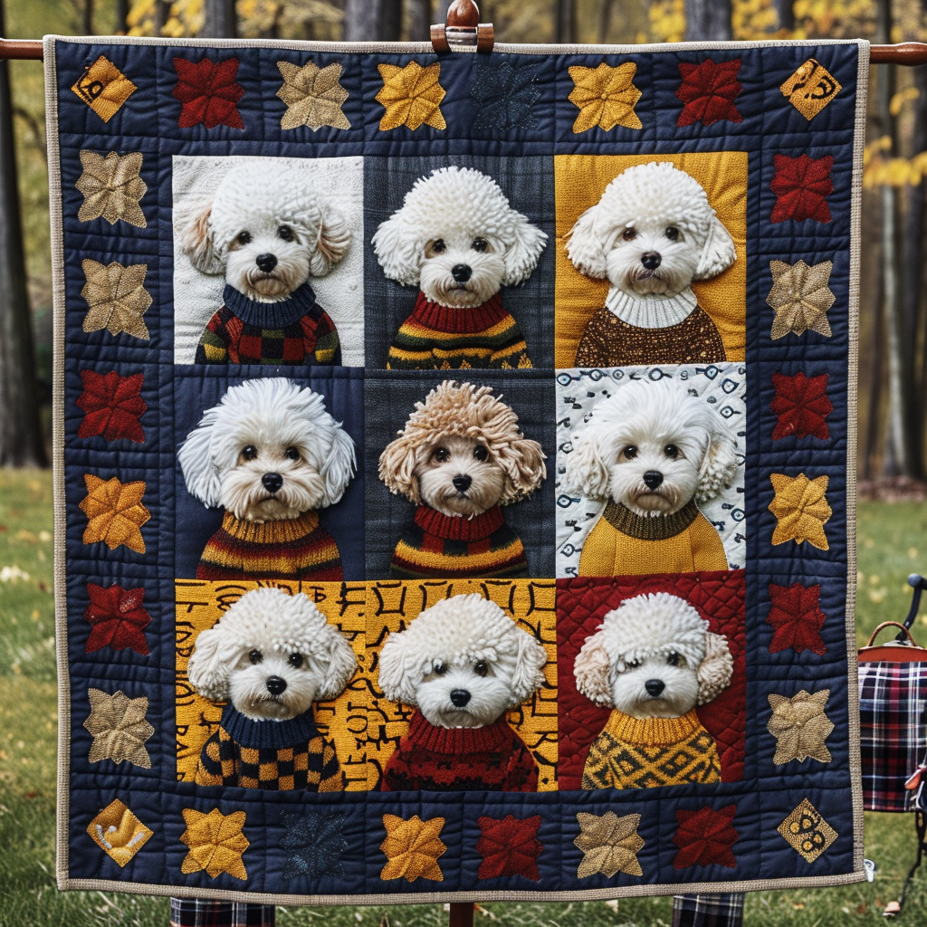 Bichon Love WN1909058CL Quilt