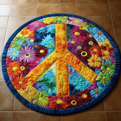 Hippie Soul XR1203013CL Quilted Round Mat