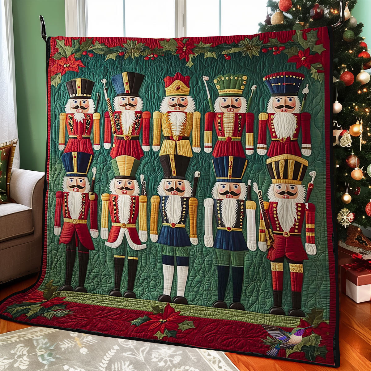 Nutcracker WY2611027CL Quilt