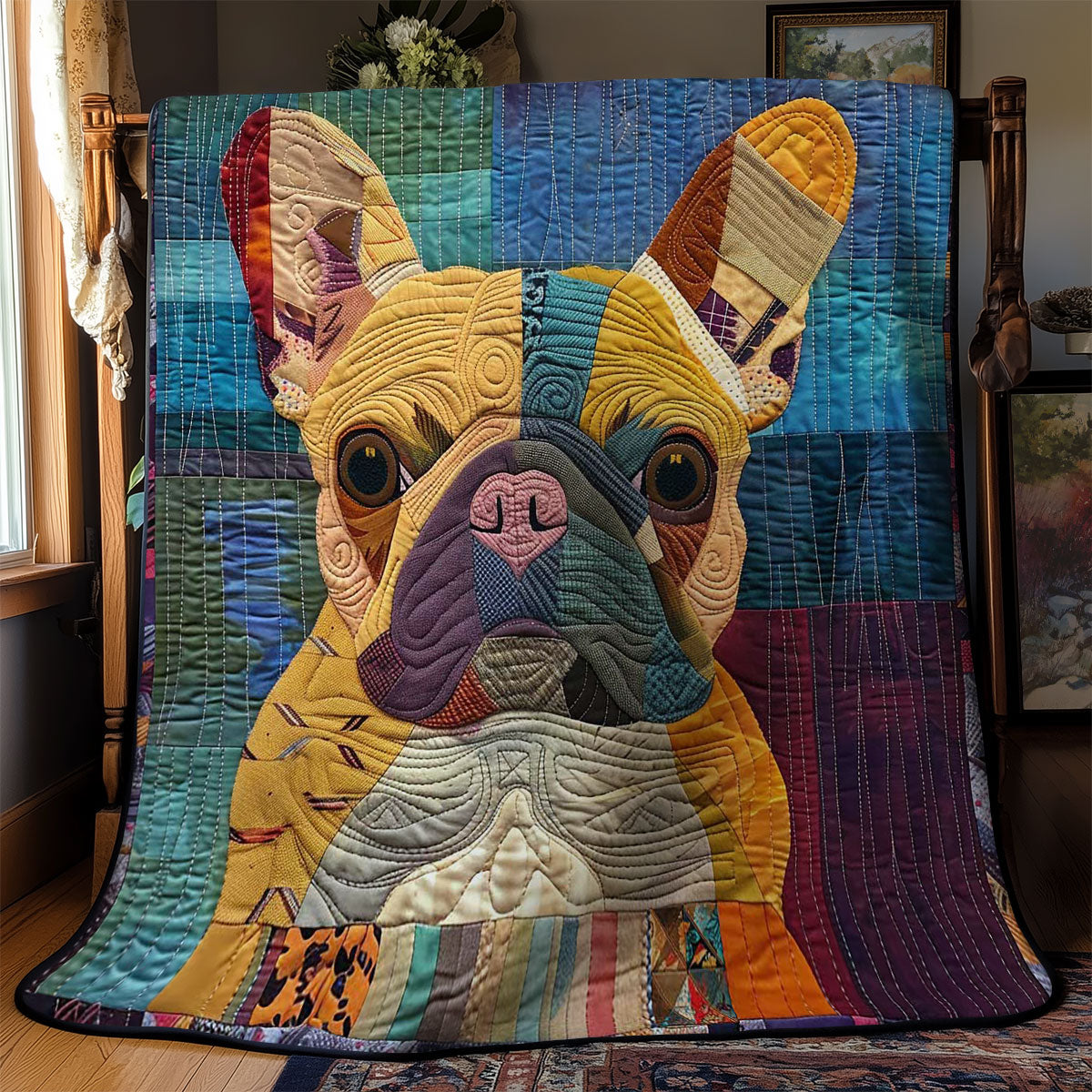 Charming French Bulldog WN1510004CL Quilt