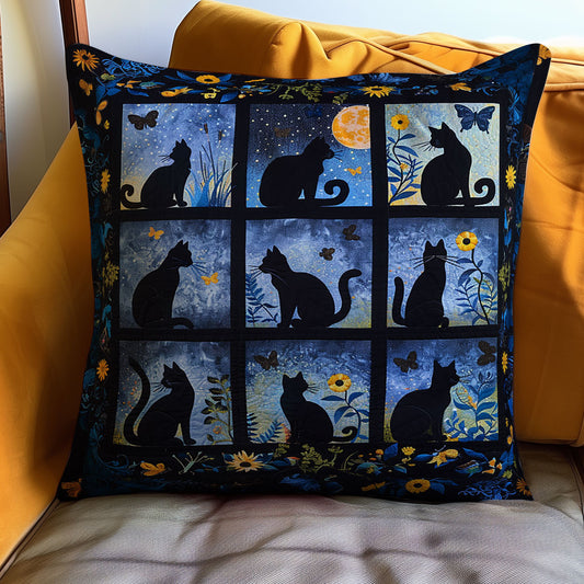 Cat WJ1410028CL Quilt Pillow Case