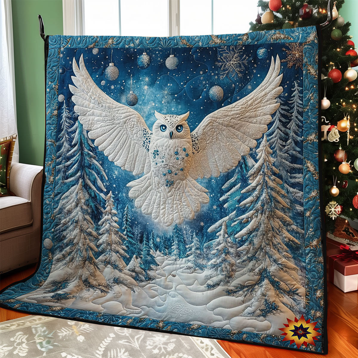 Snow Owl WY2611032CL Quilt