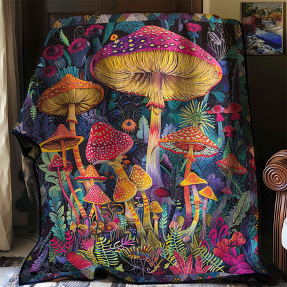 Hippie Mushroom WJ2112013CL Quilt