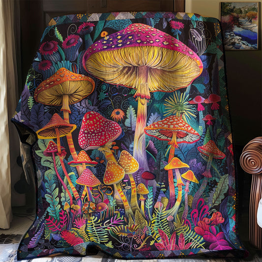 Hippie Mushroom WJ2112013CL Quilt