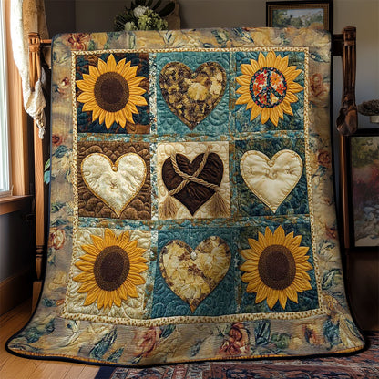 Sunlit Heart WN2211017CL Quilt