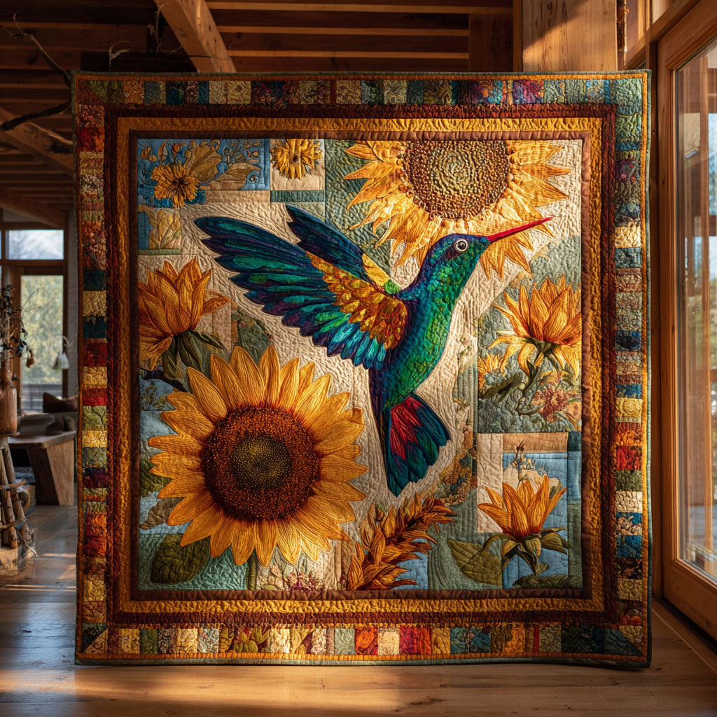 Sun Garden Hummingbird CW2708107CL Quilt