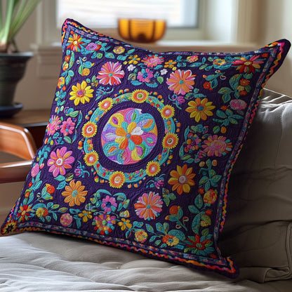 Colorful Flower WY2911063CL Quilt Pillow Case